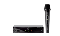 FREQUENCY AGILE WIRELESS MIC SYSTEM INCLUDING SR45 STATIONARY RECEIVER, HT45 HANDHELD TRANSMITTER